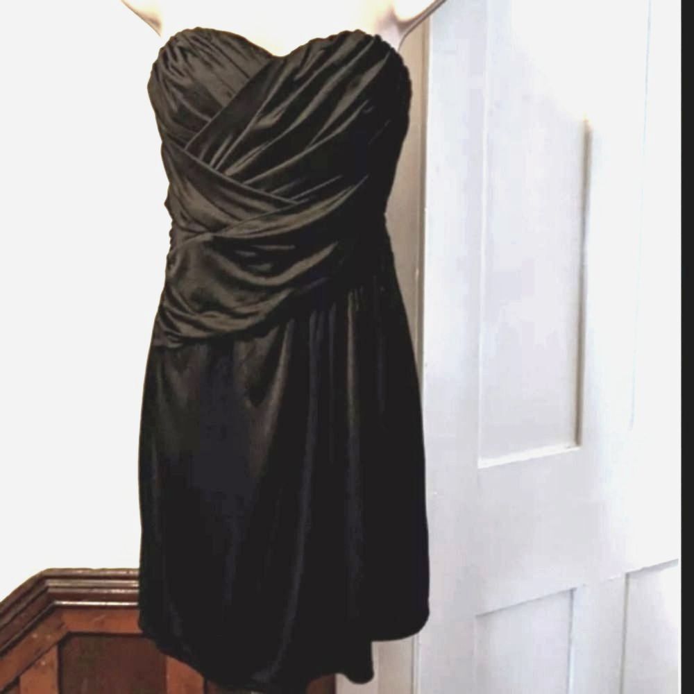 Express s sexy rouched sleeveless short little black dress special occasion